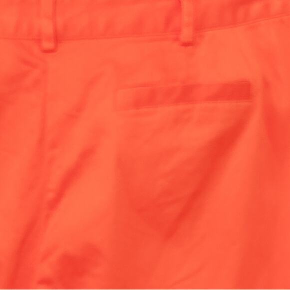 MICHAEL Michael Kors Women's Pants Size 8 Orange Ankle Length Zip Front Pockets - Picture 5 of 9